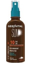 Protecție solara - GEROVITAL SUN ULEI BRONZANT PENTRU PLAJA SPF10 150ML, axafarm.ro