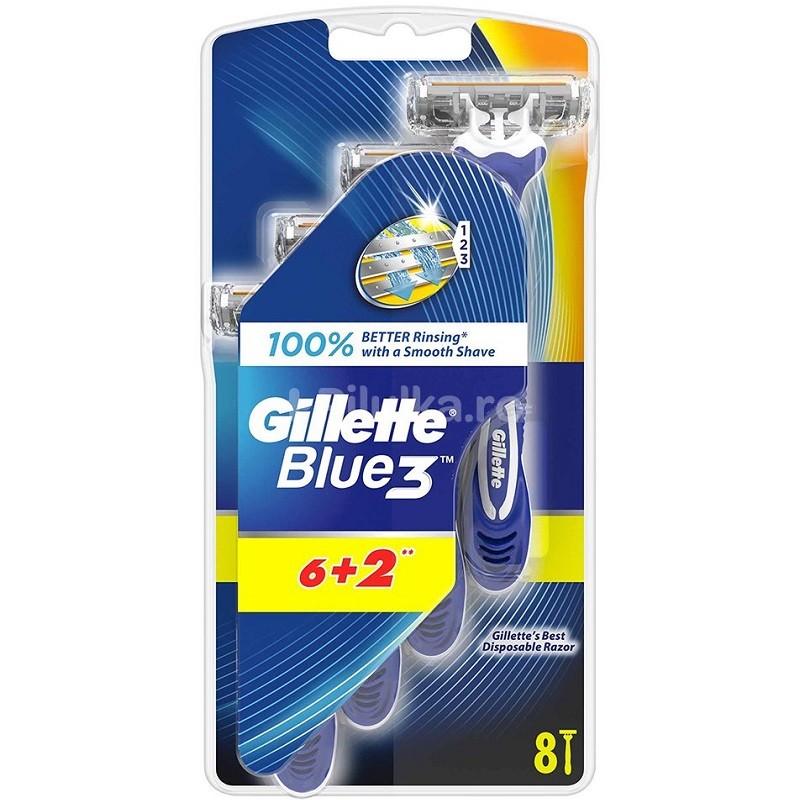 Mâini și picioare - GILLETTE BLUE 6+2 BUC, axafarm.ro