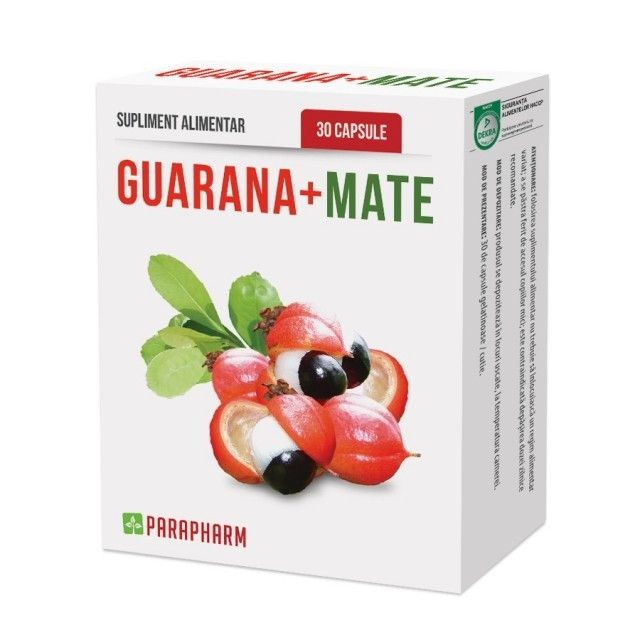 Imunitate - GUARANA+MATE x 30CPS, axafarm.ro