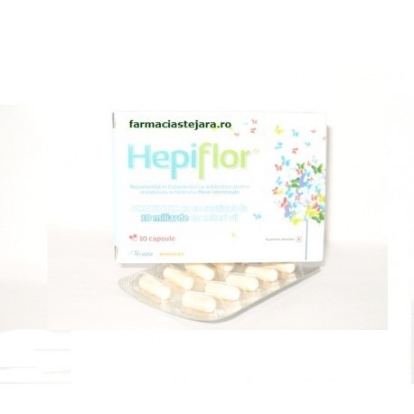 Afecțiuni digestive - HEPIFLOR 10 CPS TERAPIA, axafarm.ro