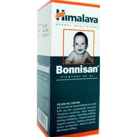 Suplimente și vitamine pentru copii - HIMALAYA BONNISAN PICATURI 30ML, axafarm.ro