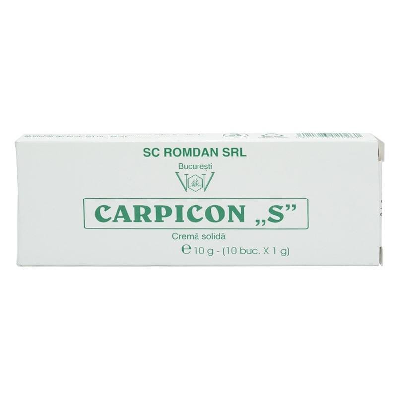 Unguente, creme, geluri - HIPOCRATE CARPICON S CREMA SOLIDA 10GR, axafarm.ro