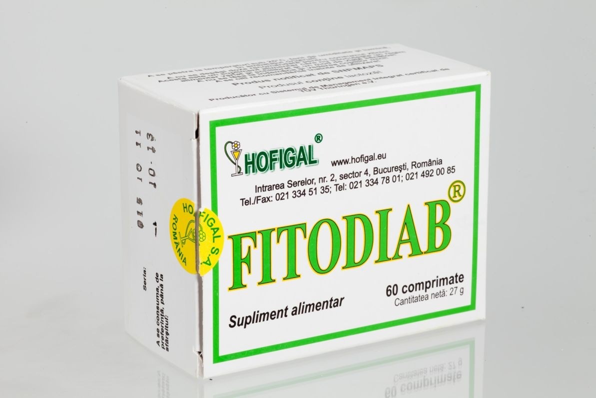 Vitamine și minerale - HOFIGAL FITODIAB 60CP, axafarm.ro