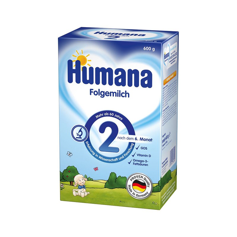 Hrana și alăptare - HUMANA 2 GOS X 600 GR CUT, axafarm.ro