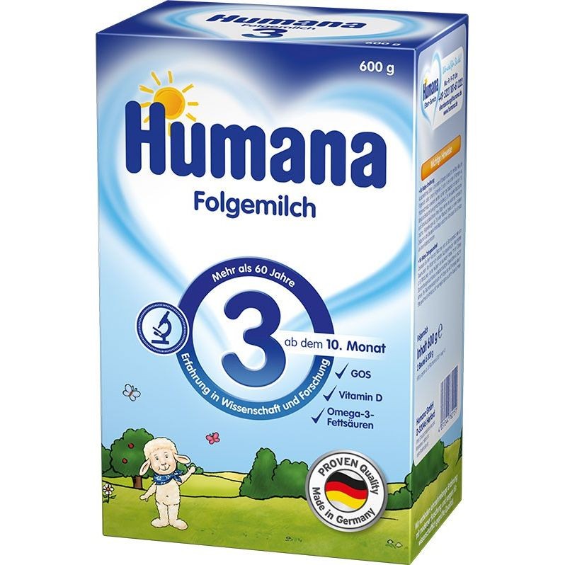 Hrana și alăptare - HUMANA 3 600GR, axafarm.ro