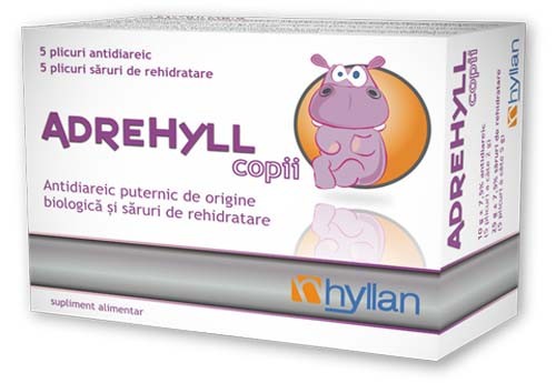 Suplimente și vitamine pentru copii - HYLLAN ADREHYLL COPII 10PLICURI, axafarm.ro