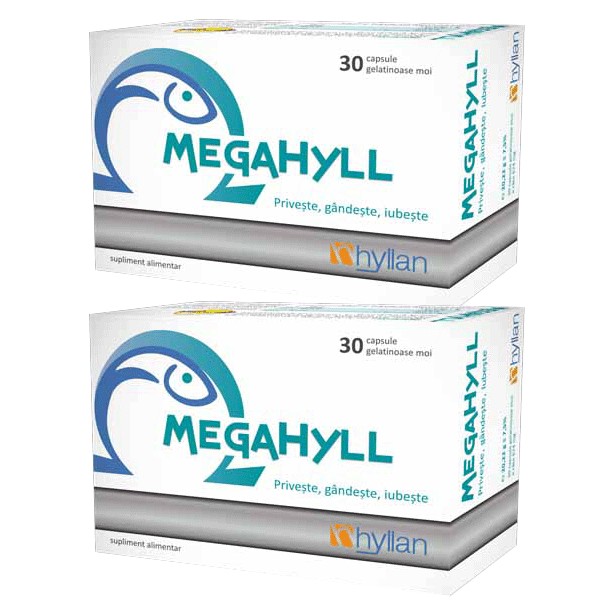 Vitamine și minerale - HYLLAN MEGAHYLL 30 CPS PROMO 1+1, axafarm.ro