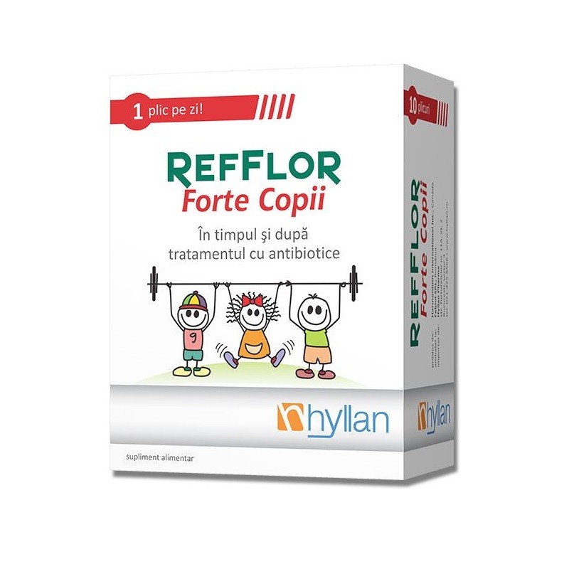 Afecțiuni digestive - HYLLAN REFFLOR FORTE COPII 10PL, axafarm.ro