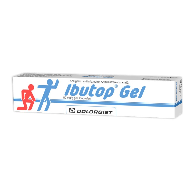 Medicamente fără prescripție medicală - IBUTOP GEL x 1 GEL 50mg/g DOLORGIET GMBH CO, axafarm.ro