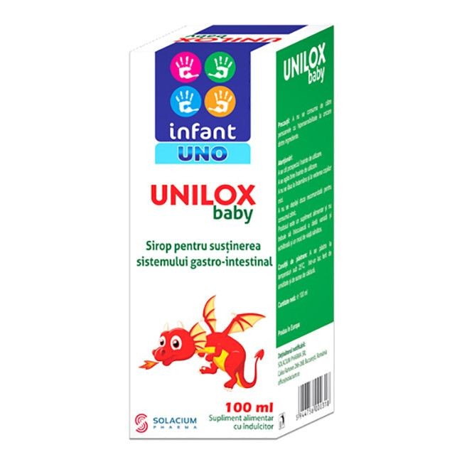 Suplimente și vitamine pentru copii - INFANT UNO UNILOX BABY*100 ML, axafarm.ro