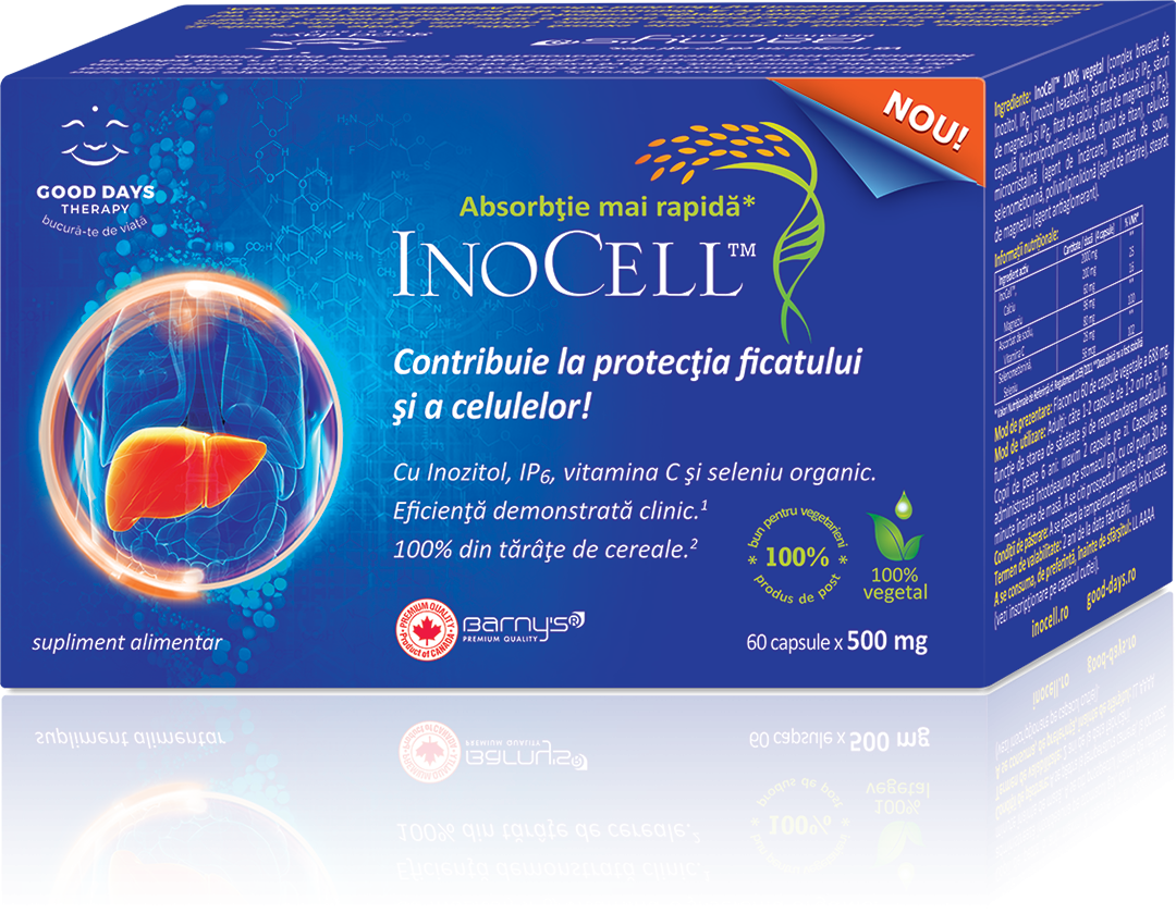 Afecțiuni hepatice - INOCELL 500MG 60CAPS BIOPOL, axafarm.ro