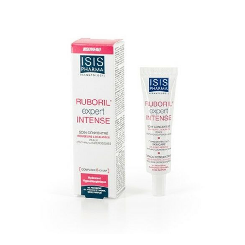 Ten sensibil - ISIS RUBORIL EXPERT INTENSE ROSEATA LOCALA TUB X15 ML, axafarm.ro