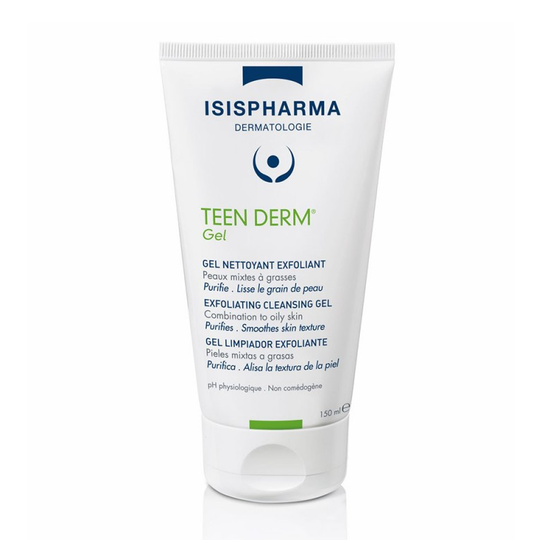 Curățare și demachiere - ISIS TEEN DERM GEL DE CURATARE EXFOLIANT TUB X150ML, axafarm.ro