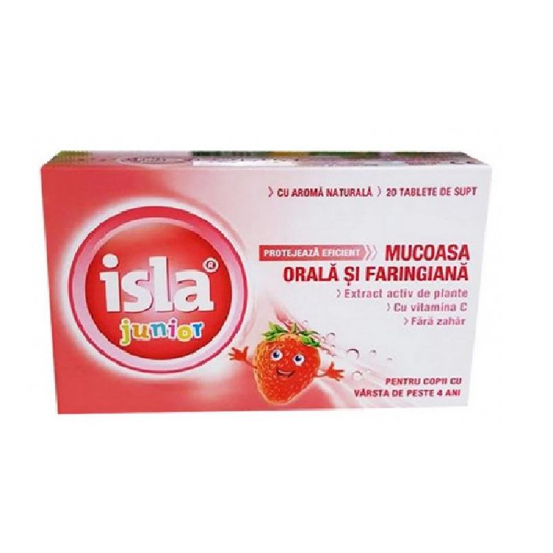 Suplimente și vitamine pentru copii - ISLA JUNIOR 20 TABLETE, axafarm.ro