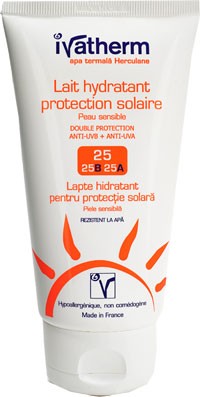 Protecție solara - IVATHERM SUNLIGHT LAPTE PROTECTIE SOLARA SPF 25 200ML, axafarm.ro