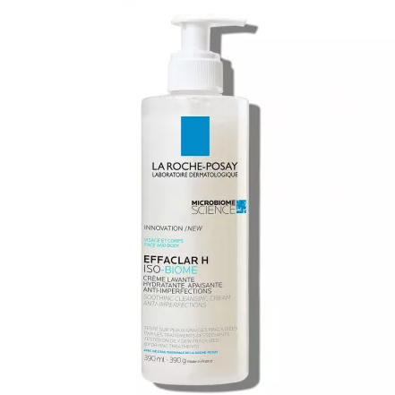 Curățare și demachiere - LA ROCHE POSAY EFFACLAR H ISO-BIOME CREMA SPALARE PENTRU PIELE FRAGILIZATA 390 mL, axafarm.ro