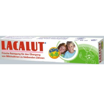Pastă de dinți - LACALUT KINDER KIDS 4-8 ANI PASTA DINTI 50ML, axafarm.ro