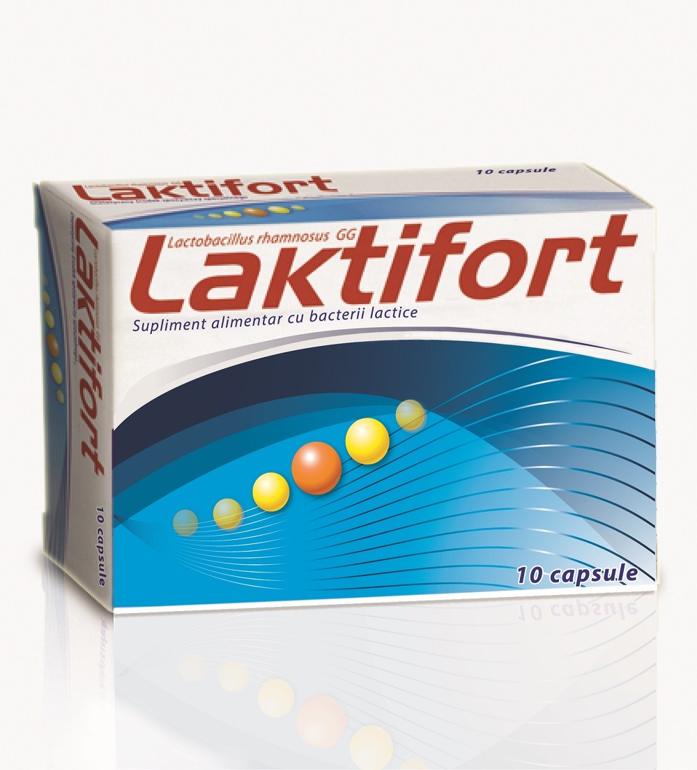 Afecțiuni digestive - LAKTIFORT 10CPS, axafarm.ro