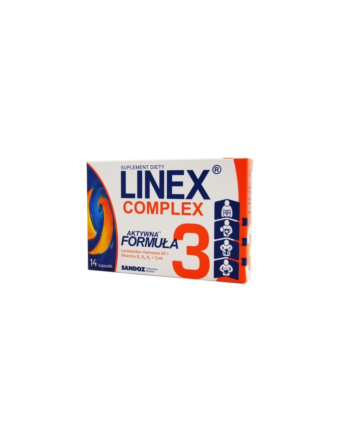 Afecțiuni digestive - LINEX COMPLEX X 14 CPS SANDOZ, axafarm.ro