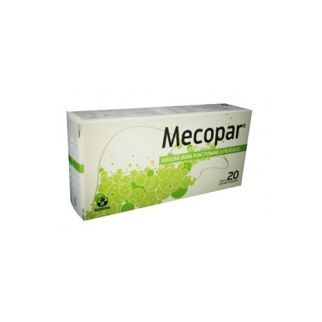 Afecțiuni hepatice - Mecopar x20 zentiva, axafarm.ro
