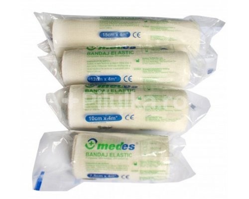 Consumabile medicale - MEDES BANDAJ ELASTIC 12CMX4M, axafarm.ro