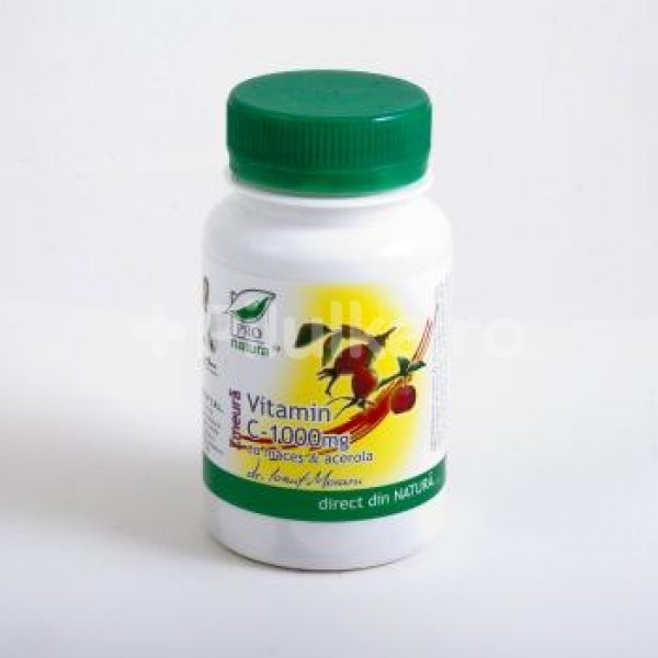 Imunitate - MEDICA VITAMINA 1000MG 60CPS, axafarm.ro