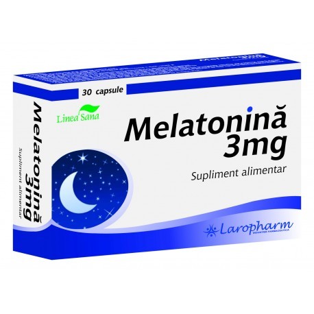 Somn liniștit - MELATONINA 3 mg x 10 caps, axafarm.ro