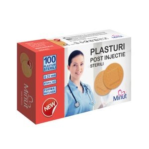 Consumabile medicale - MINUT PLASTURI INJECTIE STERILI 100BC CUT, axafarm.ro