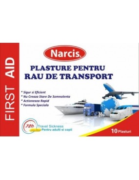 Consumabile medicale - NARCIS PLASTURI PENTRU RAU DE MISCARE 10BC, axafarm.ro