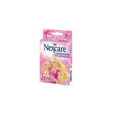 Consumabile medicale - NEXCARE PLASTURI SENSITIVE BARBIE 20BUC, axafarm.ro