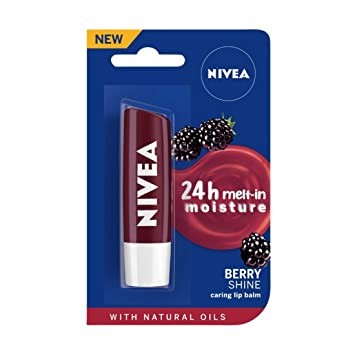 Îngrijire buze - NIVEA LIP CARE BLACKBERRY 4,8 G, axafarm.ro