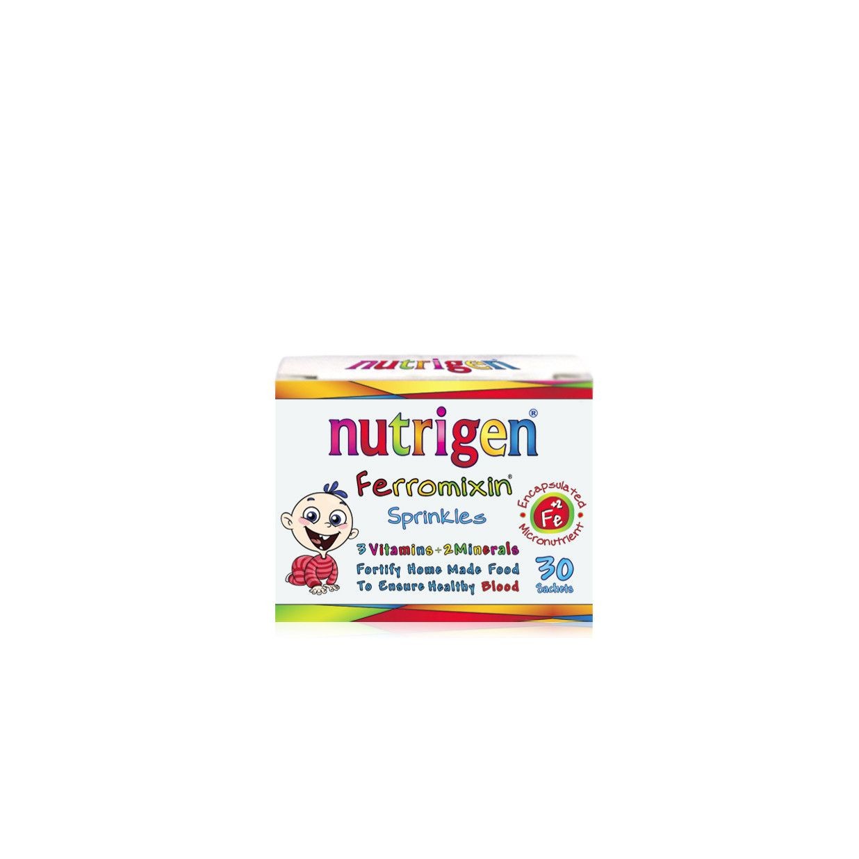 Suplimente și vitamine pentru copii - NUTRIGEN FERROMIXIN SPRINKLES *30 PLICURI, axafarm.ro