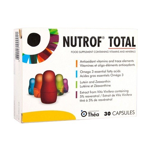 Vitamine și minerale - NUTROF TOTAL x 30CP, axafarm.ro