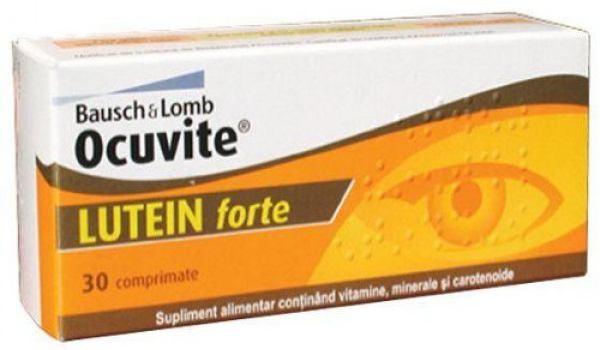 Vitamine și minerale - OCUVITE LUTEIN FORTE 30CPS, axafarm.ro