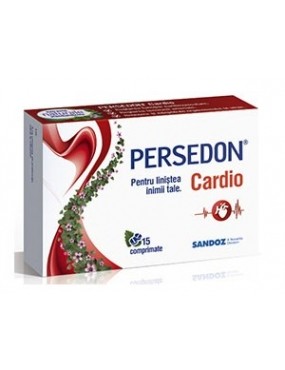 Aparat cardiovascular - PERSEDON CARDIO 15 CP SANDOZ, axafarm.ro