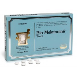 Somn liniștit - PHARMA NORD BIO MELATONINA 3MG 30CP, axafarm.ro