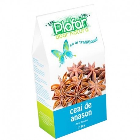 Ceaiuri - PLAFAR CEAI ANASON FRUCTE 80G, axafarm.ro