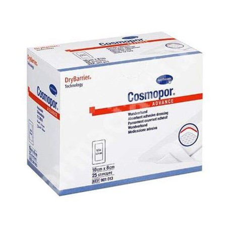 Consumabile medicale - PLASTURI COSMOPOR 10X8 x25BC HARTMANN, axafarm.ro