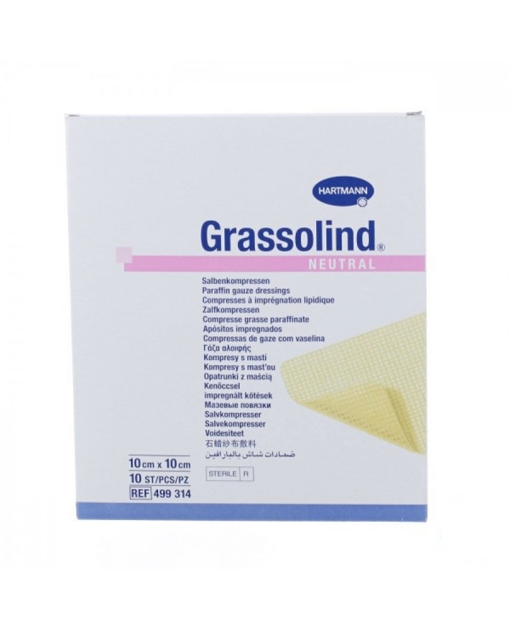 Consumabile medicale - PLASTURI GRASSOLIND 10 X 10 CM, axafarm.ro