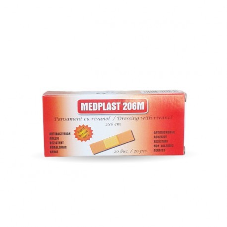 Consumabile medicale - PLASTURI MEDPLAST 2X6 CM (20 BUC ), axafarm.ro