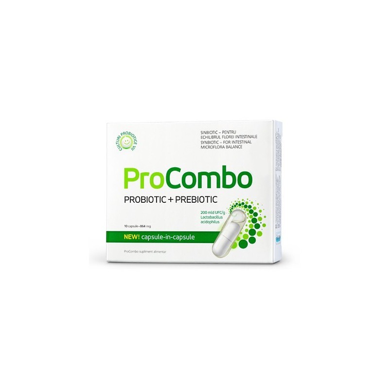 Afecțiuni digestive - PROCOMBO 10 CAPS PHARMALINEA, axafarm.ro