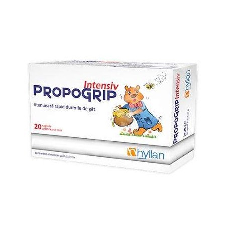 Suplimente și vitamine pentru copii - PROPOGRIP INTENSIV X 20CPS. GEL. MOI HYLLAN, axafarm.ro