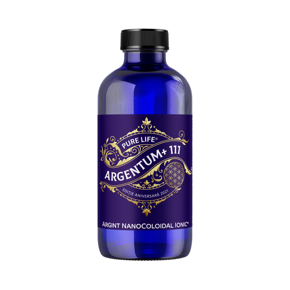 Argentum - PURE LIFE ARGENTUM+ EDITIE ANIVERSARA 111PPM MASURA GRADATA, 480ML, axafarm.ro