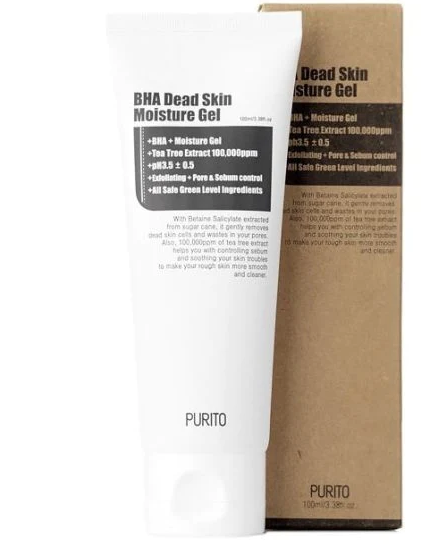 Mask bar - PURITO BHA DEAD SKIN MOISTURE FACE GEL, 100 mL, axafarm.ro