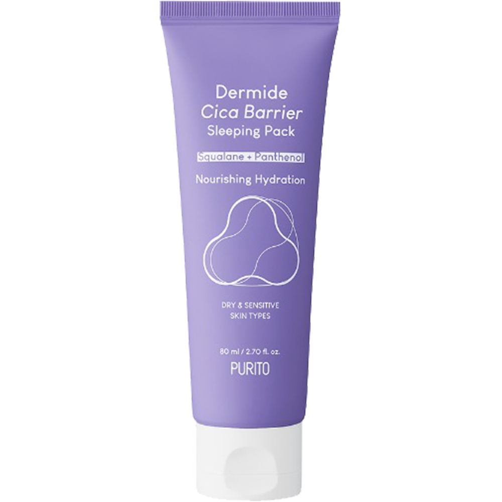 Mask bar - PURITO DERMIDE CICA BARRIER SLEEPING PACK FACE CREAM 50 mL, axafarm.ro