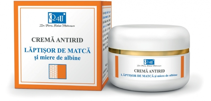 Anti-rid - Q4U CREMA ANTIRID CU LAPTISOR DE MATCA 50 ML, axafarm.ro