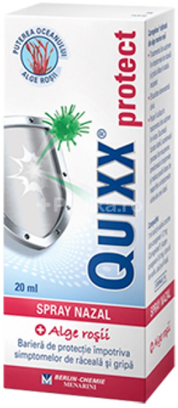 Spray și unguent nazal - QUIXX PROTECT SPRAY NAZAL 20ML, axafarm.ro