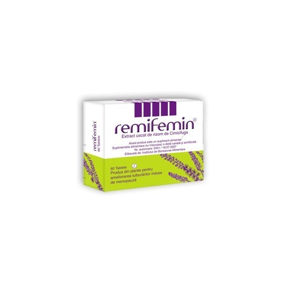 Vitamine și minerale - REMIFEMIN 60 TABLETE, axafarm.ro