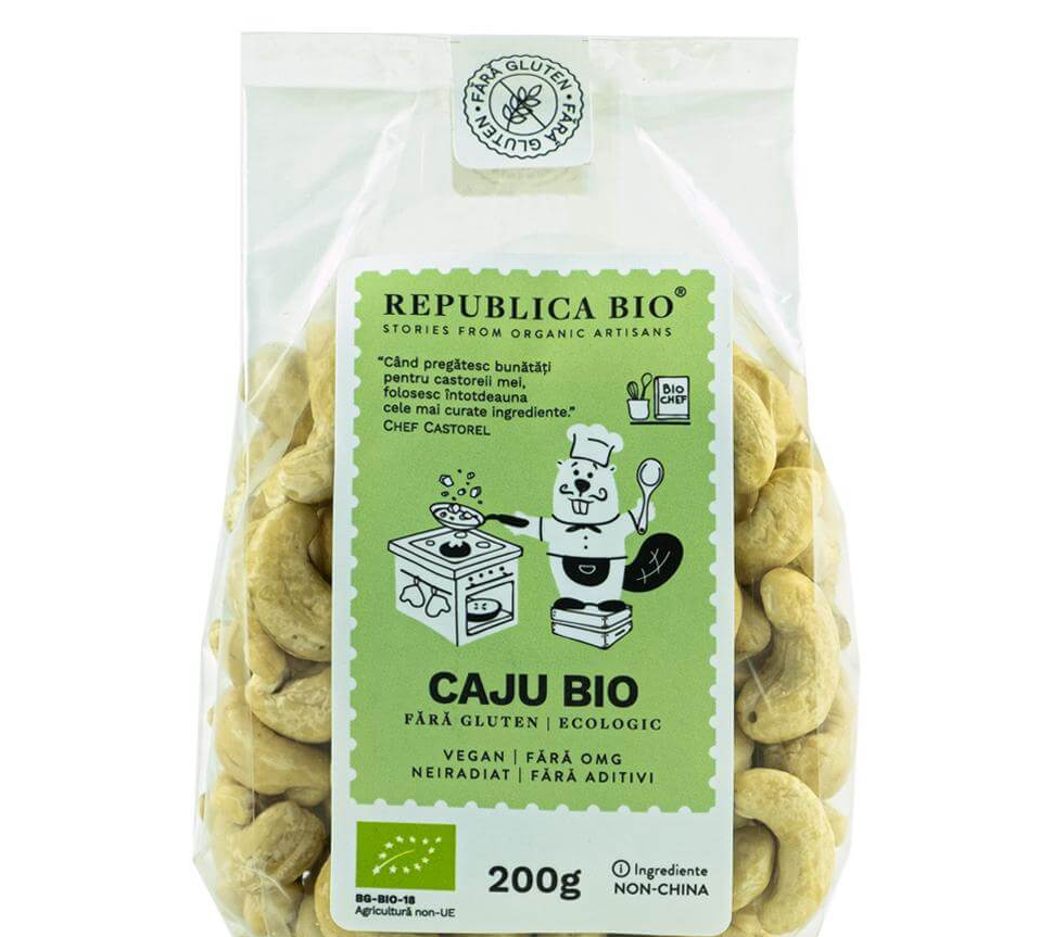 Nutriție - REPUBLICA BIO CAJU BIO FARA GLUTEN, ECOLOGIC, 200G, axafarm.ro