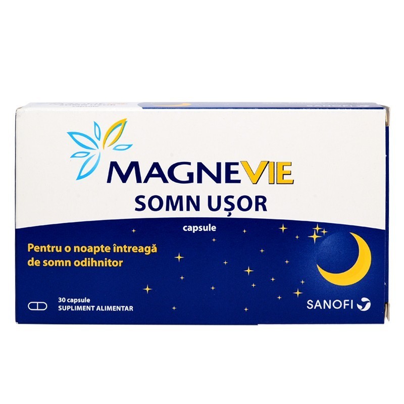 Somn liniștit - SANOFI MAGNEVIE SOMN USOR 30CAPS, axafarm.ro